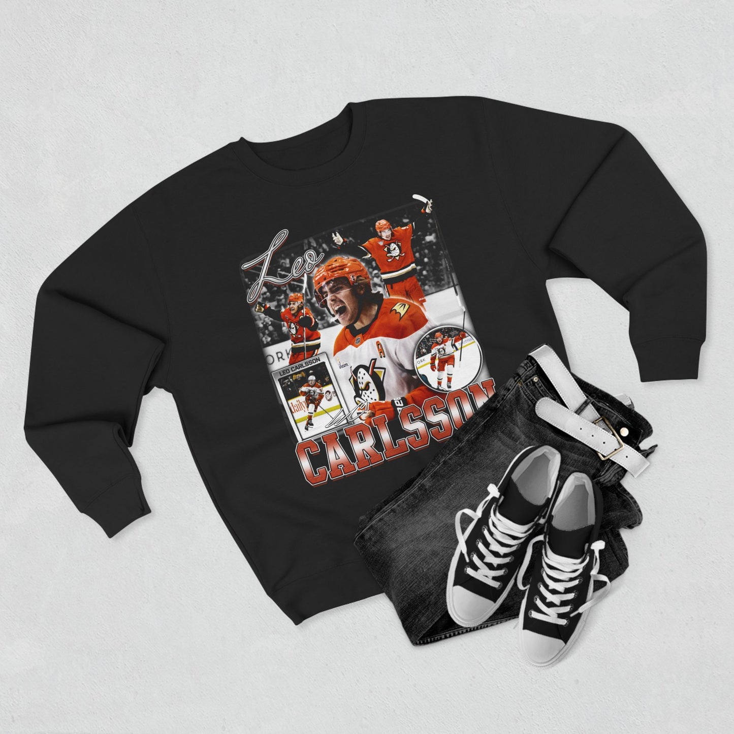 #91 Hockey Crewneck Sweatshirt