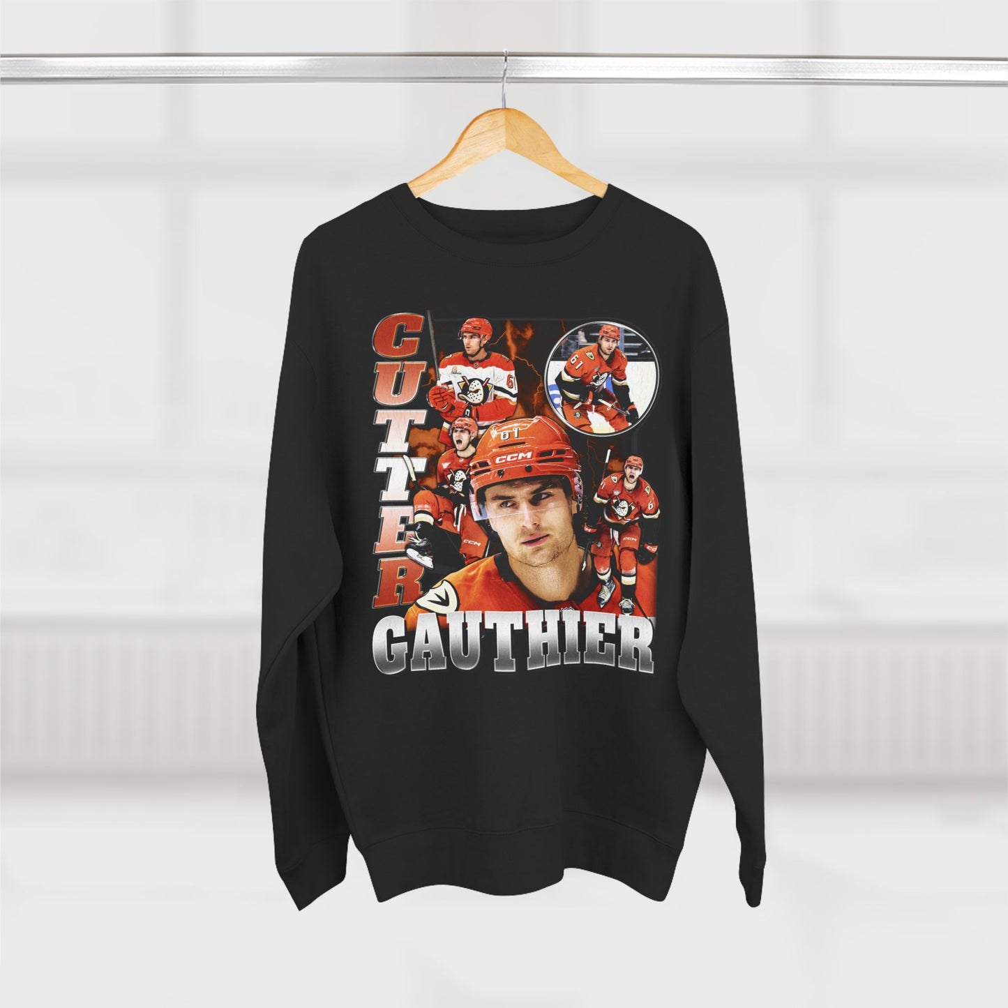 #61 Hockey Crewneck Sweatshirt